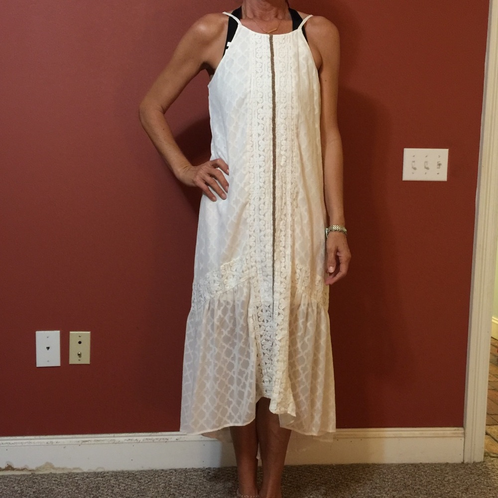 Off white sundress. WORN ONCE